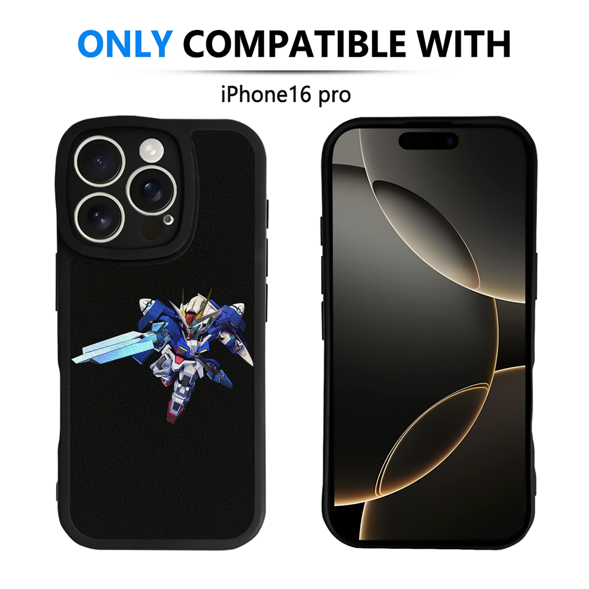 （画像用） 機動戦士ガンダム Mobile Suit Gundam 【iPhone 16シリーズ対応】シリコンスマホケース（レザー調） 材質：シリコン